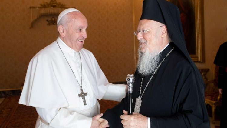 Patriarch Bartholomew visited Pope Francis in Vatican 