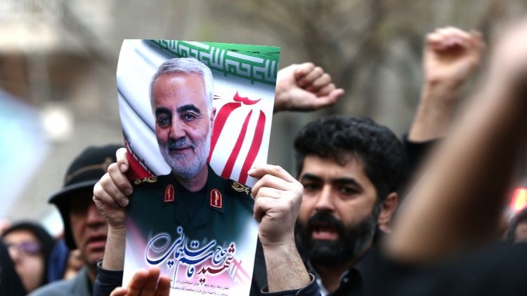  Protesta kundër vrasjes së gjeneral Soleimanit