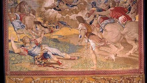 Raphael tapestries on display in Sistine Chapel