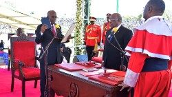 Tanzania's re-elected President John Magufuli takes oath of office, last week