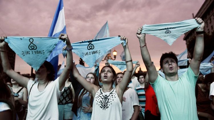 Manifestation des pro-vie le 11 décembre dernier à Buenos Aires.