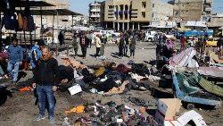 Iraq, il mercato dove è avvenuto l'attentato di questa mattina