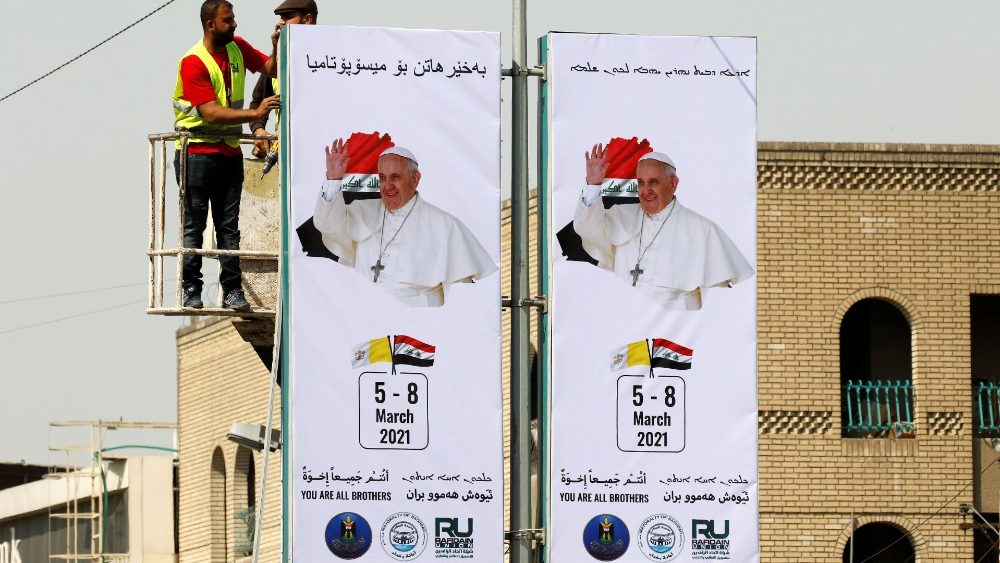 Preparativi in Iraq per l'arrivo di Papa Francesco