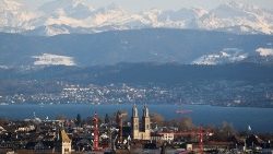 Le lac de Zurich en Suisse