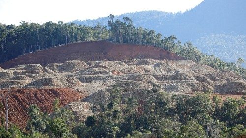 Bergbaugebiet auf den Philippinen