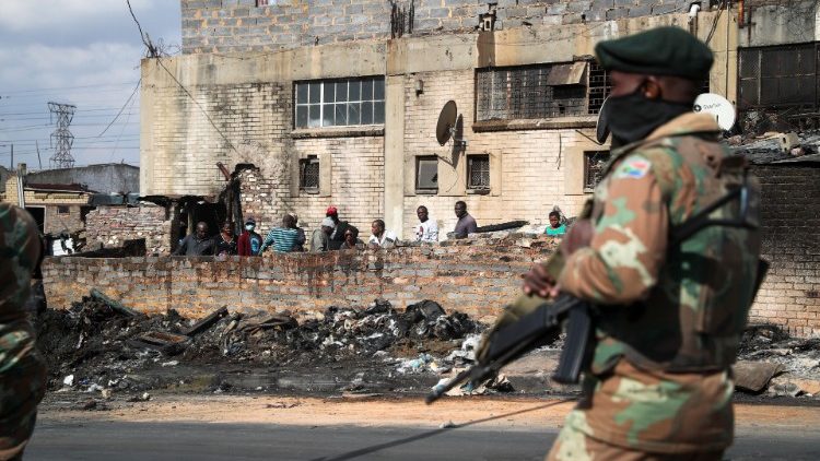 Unruhen in Südafrika