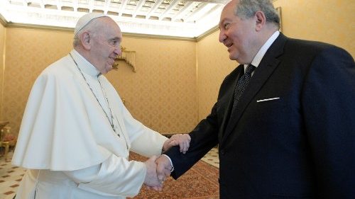 Vatikán navštívil arménsky prezident Armen Sarkissian 