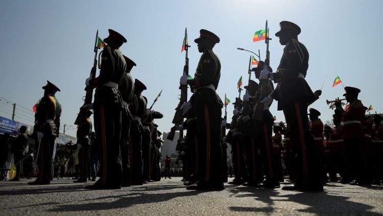 Etiopijos kariuomenės paradas Adis Abeboje