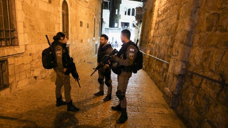 Israelische Sicherheitskräfte im November letzten Jahres in der Jerusalemer Altstadt