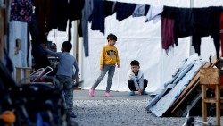 In einem Flüchtlingslager auf Lesbos - Aufnahme von Dezember 2021