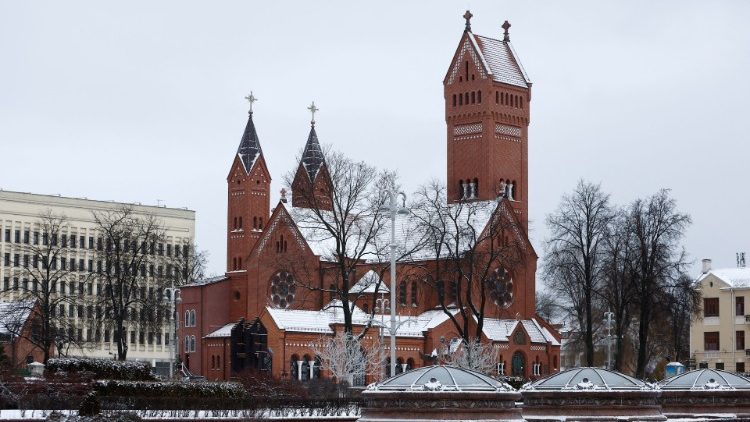 Kirche in Minsk - Aufnahme vom Dezember 2021