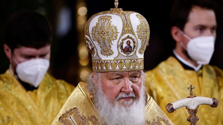 Le patriarche Kirill de Moscou, le 6 janvier dans la cathédrale Saint Sauveur.