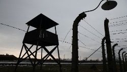 Bild des Konzentrationslagers Auschwitz, ein weiterer Ort des Schreckens