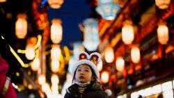 Illumination des rues de Shanghai pour le nouvel an lunaire