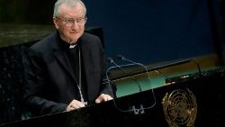 Parolin at the UN General Assembly in New York in September 2019