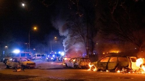 Rioters set fire to cars and buildings in Malmo last week