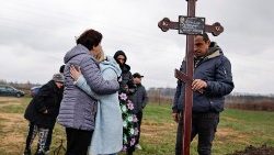 Friedhof in Butscha bei Kiew