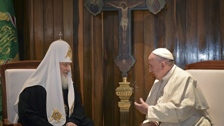 Папа Францішай і Патрыярх Кірыл