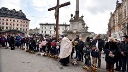 Célébration des fêtes de Pâques à Lviv