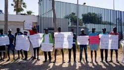 Protest over deaths of migrants attempting to reach the Spanish enclave of Melilla