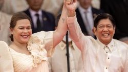 Sara Duterte, vice-présidente, et Ferdinand Marcos Junior, président des Philippines