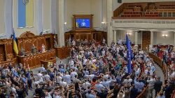 Das ukrainische Parlament Werchowna Rada