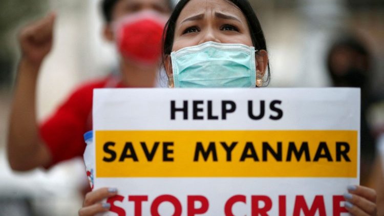 Protests in Myanmar as military junta cracks down on civilians