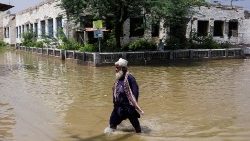 Floods at Jacobabad, Pakistan
