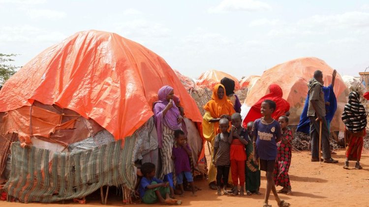 Grupo de crianças na Somália