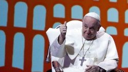 Папа на форуме Эканоміка Францішка 