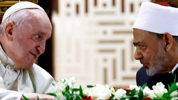 Pave Frans og storimam el-Tayeb i Bahrain