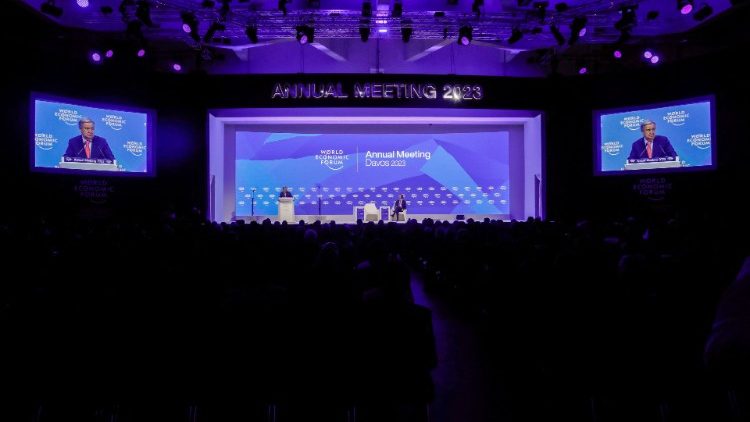 Una immagine del World Economic Forum 2023 di Davos