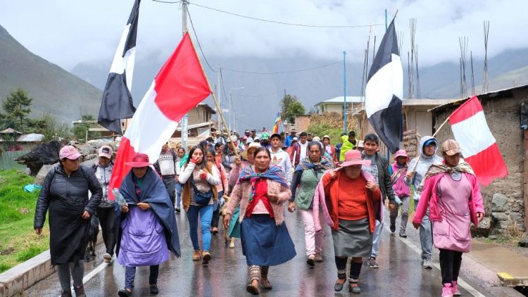 Antyrządowe protesty w Piscacucho na południu Peru