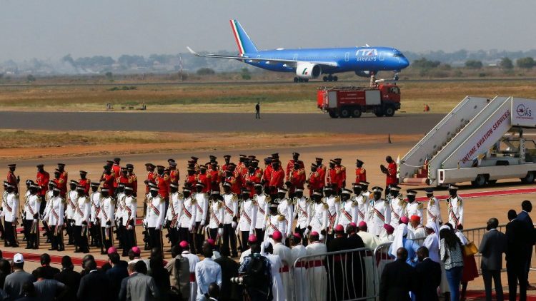 Papa amewasili Sudan Kusini katika zira yake ya kitume 3-5 Februari 2023
