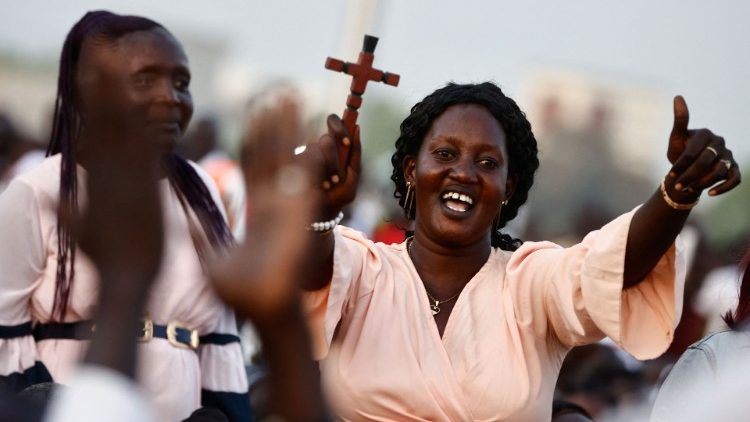 Frauen bei der Messe in Juba