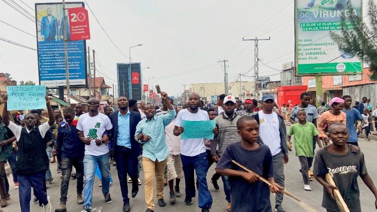 Proteste am Montag in Goma
