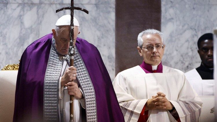 File photo of Pope Francis during Lent