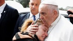 Pope Francis leaves Rome's Gemelli hospital in Rome