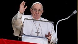 Pope Francis leads Regina Caeli prayer at the Vatican