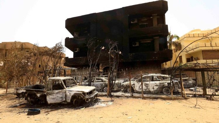 Zerstörungen im Norden von Khartum, am 27. April