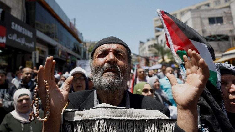 फिलिस्तीनियों ने रामल्ला में नकबा की 75वीं वर्षगांठ मनाई