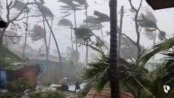 Imagenes del ciclón Mocha en Myanmar.