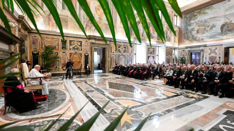 Audiencia del Papa a los miembros de la Fundación Centesimus Annus pro Pontifice
