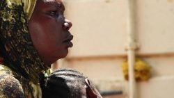 Una donna rifugiata sudanese
