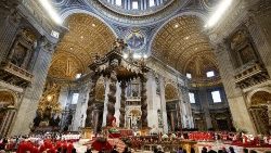 Pope attends the Mass of Saint Peter and Paul in the Vatican