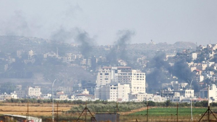 Bild von der israelischen Militäroperation in Dschenin