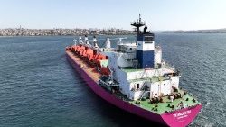 Nave cargo per il trasporto del grano nel Mar Nero