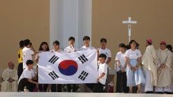 Giới trẻ Hàn Quốc tại Đại hội Giới trẻ Thế giới ở Lisbon (8/2023)