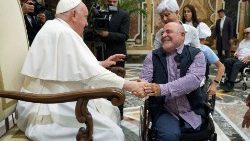 Ferenc pápa fogadta a Sérült Dolgozók Olasz Egyesületének (ANMIL) tagjait