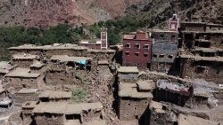 Marocco: le tradizionali case delle montagne dell'Alto Atlante distrutte dal terremoto, nella valle Azzaden